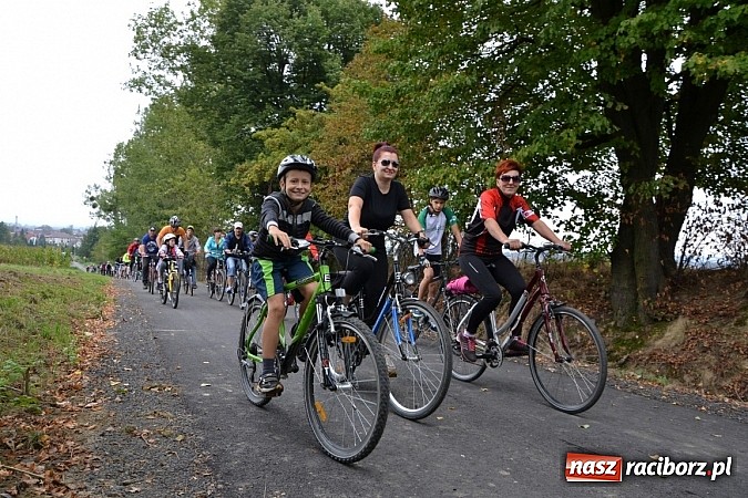 Zdjęcie w galerii na portalu naszraciborz.pl: Ponad dwustu cyklistów na otwarciu nowej ścieżki rowerowej - Hackiej Cesty wiadomości z regionu