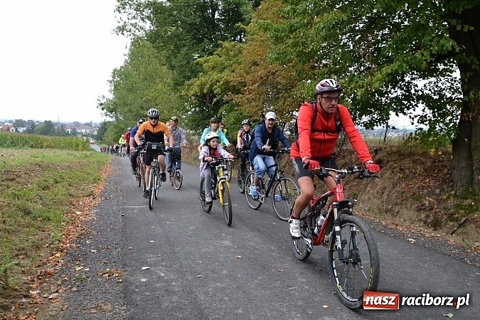 Zdjęcie w galerii na portalu naszraciborz.pl: Ponad dwustu cyklistów na otwarciu nowej ścieżki rowerowej - Hackiej Cesty wiadomości z regionu