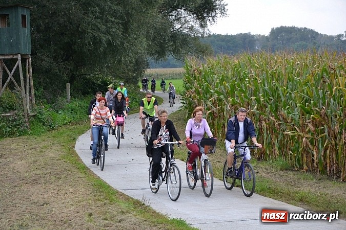 Zdjęcie w galerii na portalu naszraciborz.pl: Ponad dwustu cyklistów na otwarciu nowej ścieżki rowerowej - Hackiej Cesty wiadomości z regionu