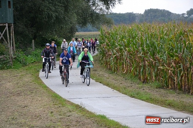 Zdjęcie w galerii na portalu naszraciborz.pl: Ponad dwustu cyklistów na otwarciu nowej ścieżki rowerowej - Hackiej Cesty wiadomości z regionu
