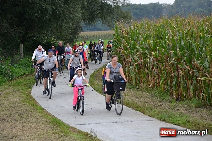 Zdjęcie w galerii na portalu naszraciborz.pl: Ponad dwustu cyklistów na otwarciu nowej ścieżki rowerowej - Hackiej Cesty wiadomości z regionu