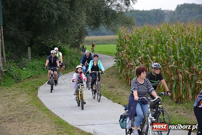 Zdjęcie w galerii na portalu naszraciborz.pl: Ponad dwustu cyklistów na otwarciu nowej ścieżki rowerowej - Hackiej Cesty wiadomości z regionu