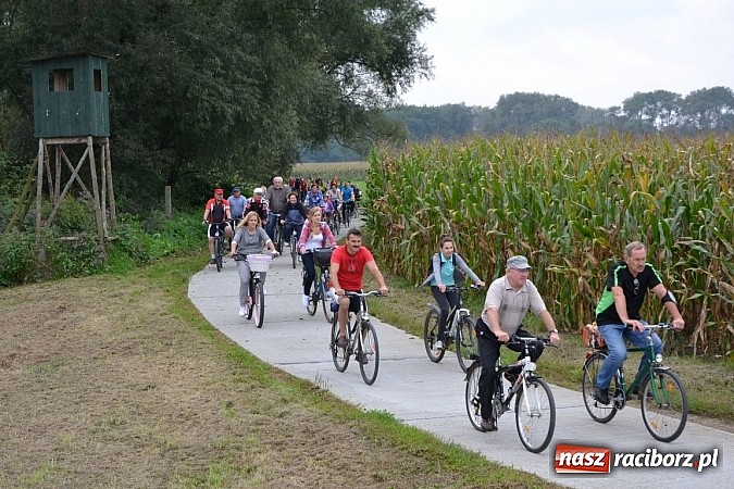 Zdjęcie w galerii na portalu naszraciborz.pl: Ponad dwustu cyklistów na otwarciu nowej ścieżki rowerowej - Hackiej Cesty wiadomości z regionu