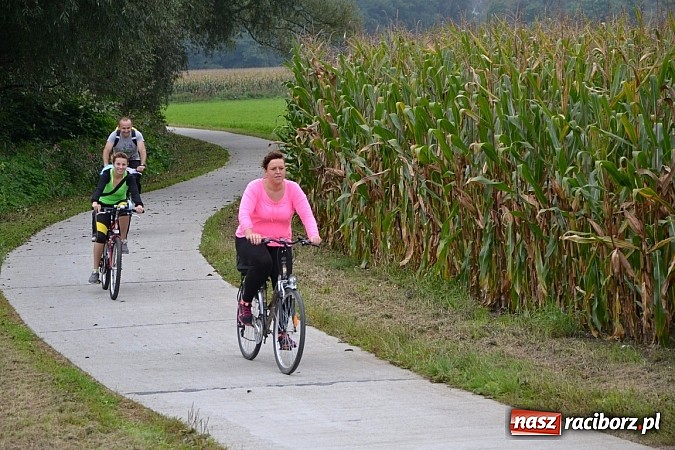 Zdjęcie w galerii na portalu naszraciborz.pl: Ponad dwustu cyklistów na otwarciu nowej ścieżki rowerowej - Hackiej Cesty wiadomości z regionu