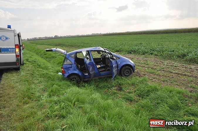 Zdjęcie w galerii na portalu naszraciborz.pl: Kolejny kierowca przeszarżował za Roszkowem wiadomości z regionu