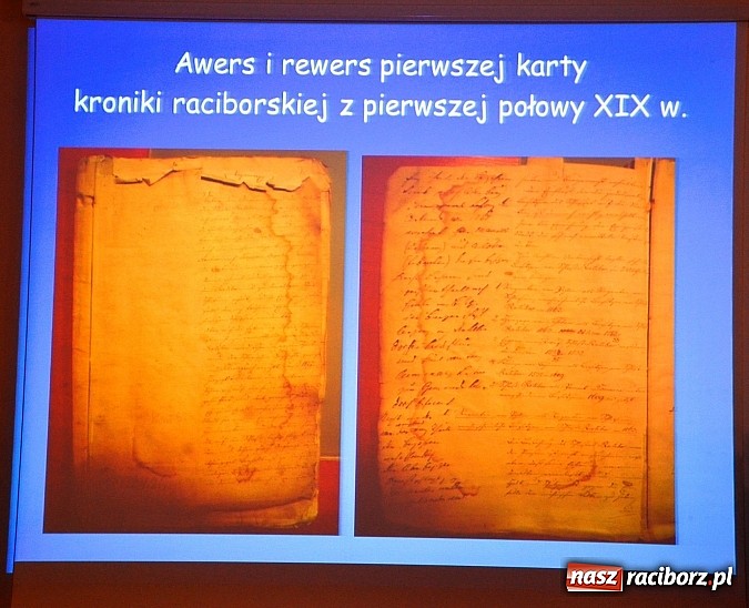 Zdjęcie w galerii na portalu naszraciborz.pl: O nieznanej raciborskiej kronice na zamku wiadomości z regionu