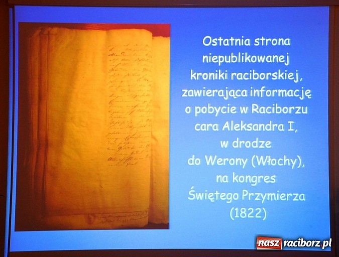 Zdjęcie w galerii na portalu naszraciborz.pl: O nieznanej raciborskiej kronice na zamku wiadomości z regionu