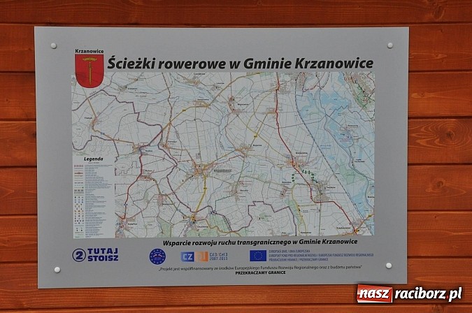 Zdjęcie w galerii na portalu naszraciborz.pl: W gminie Krzanowice oznakowano ścieżki i zbudowano miejsca rekreacji dla rowerzystów wiadomości z regionu