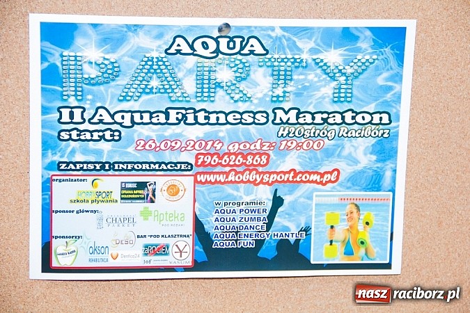 Zdjęcie w galerii na portalu naszraciborz.pl: Aqua Fitness Maraton w H2Ostróg wiadomości z regionu