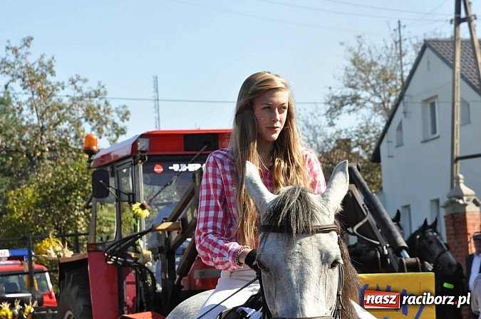 Zdjęcie w galerii na portalu naszraciborz.pl: Brzezie to potęga! Huczne dożynki miejskie 2014. Wspaniały korowód wiadomości z regionu
