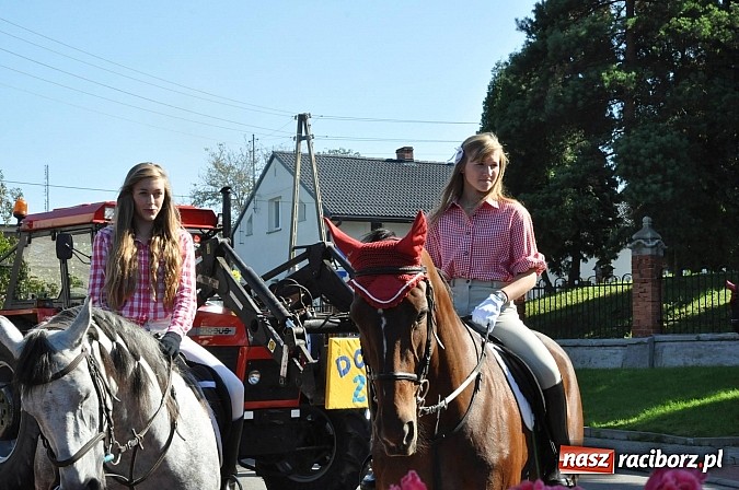 Zdjęcie w galerii na portalu naszraciborz.pl: Brzezie to potęga! Huczne dożynki miejskie 2014. Wspaniały korowód wiadomości z regionu