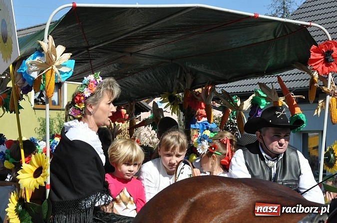 Zdjęcie w galerii na portalu naszraciborz.pl: Brzezie to potęga! Huczne dożynki miejskie 2014. Wspaniały korowód wiadomości z regionu
