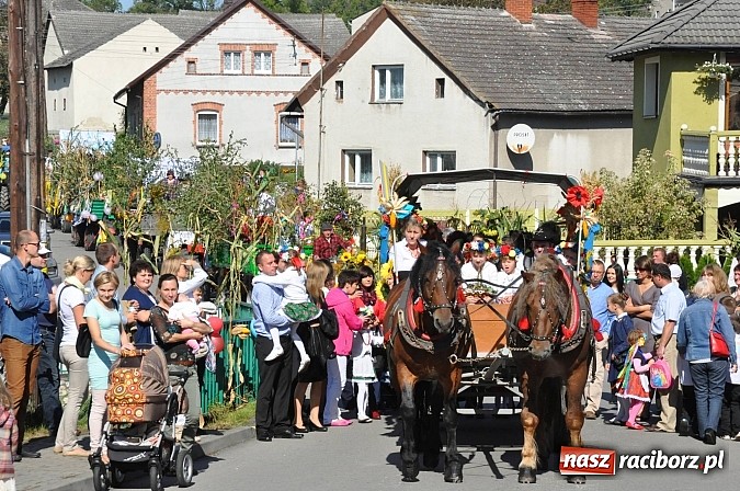 Zdjęcie w galerii na portalu naszraciborz.pl: Brzezie to potęga! Huczne dożynki miejskie 2014. Wspaniały korowód wiadomości z regionu