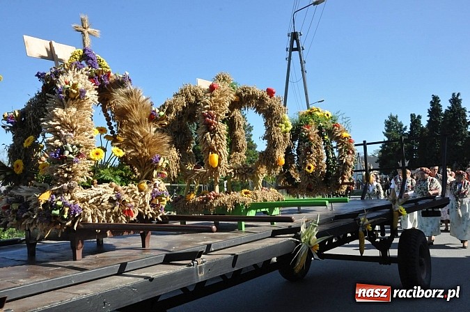 Zdjęcie w galerii na portalu naszraciborz.pl: Brzezie to potęga! Huczne dożynki miejskie 2014. Wspaniały korowód wiadomości z regionu