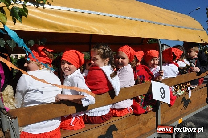 Zdjęcie w galerii na portalu naszraciborz.pl: Brzezie to potęga! Huczne dożynki miejskie 2014. Wspaniały korowód wiadomości z regionu