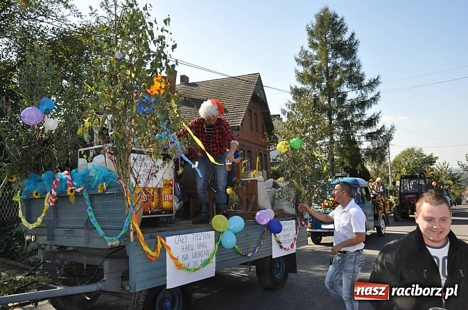 Zdjęcie w galerii na portalu naszraciborz.pl: Brzezie to potęga! Huczne dożynki miejskie 2014. Wspaniały korowód wiadomości z regionu