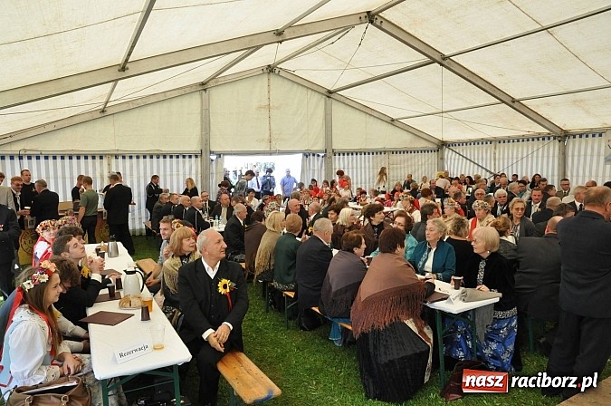 Zdjęcie w galerii na portalu naszraciborz.pl: Brzezie to potęga! Huczne dożynki miejskie 2014. Wspaniały korowód wiadomości z regionu
