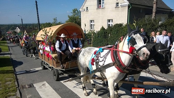 Zdjęcie w galerii na portalu naszraciborz.pl: Brzezie to potęga! Huczne dożynki miejskie 2014. Wspaniały korowód wiadomości z regionu