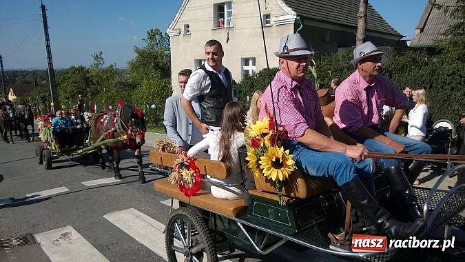 Zdjęcie w galerii na portalu naszraciborz.pl: Brzezie to potęga! Huczne dożynki miejskie 2014. Wspaniały korowód wiadomości z regionu
