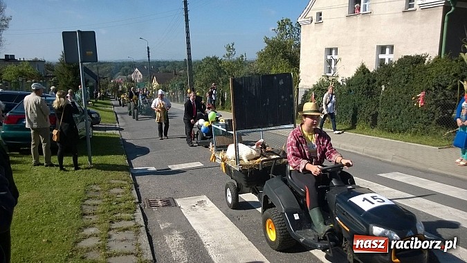 Zdjęcie w galerii na portalu naszraciborz.pl: Brzezie to potęga! Huczne dożynki miejskie 2014. Wspaniały korowód wiadomości z regionu