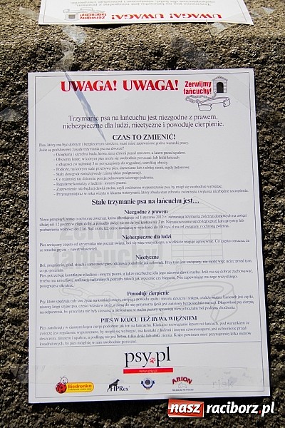 Zdjęcie w galerii na portalu naszraciborz.pl: Zerwijmy Łańcuchy w Parku Roth wiadomości z regionu