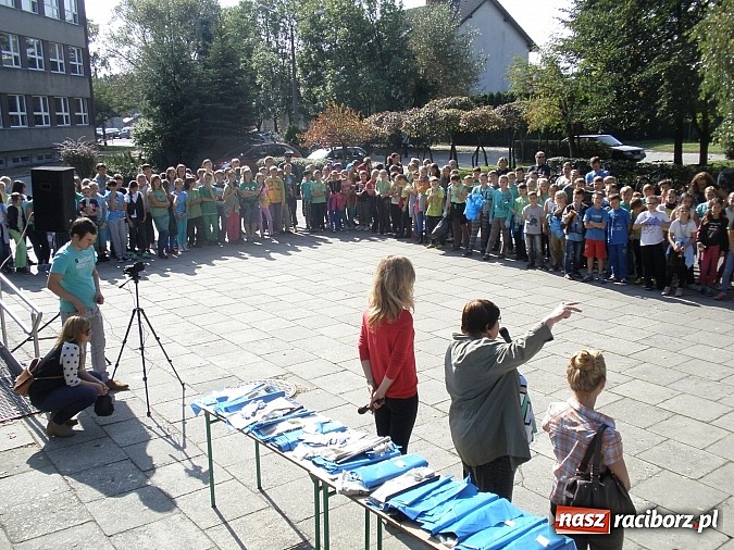 Zdjęcie w galerii na portalu naszraciborz.pl: Zielona Flaga dla SP 1 w Raciborzu wiadomości z regionu