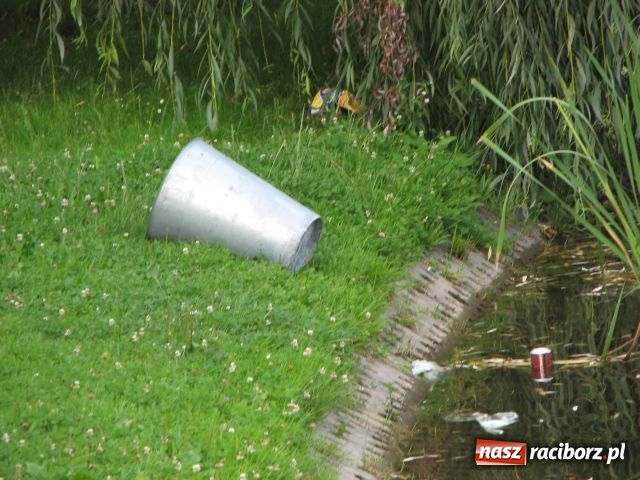 Zdjęcie w galerii na portalu naszraciborz.pl: Wandale najechali na park Roth wiadomości z regionu