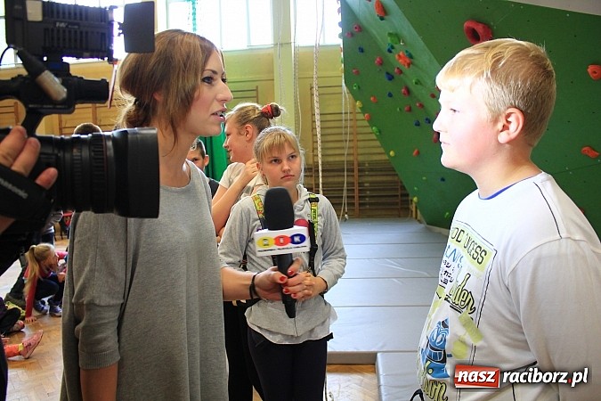 Zdjęcie w galerii na portalu naszraciborz.pl: Ścianka wspinaczkowa oficjalnie otwarta! wiadomości z regionu