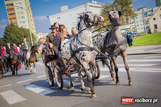 Zdjęcie w galerii na portalu naszraciborz.pl: Raciborski Hubertus 2014. Przy Huzarskiej na Ostrogu spotkali się miłośnicy koni wiadomości z regionu