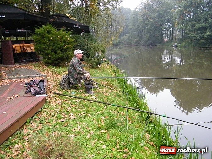 Zdjęcie w galerii na portalu naszraciborz.pl: Na stawie przy Aquabraxie odbyły się zawody wędkarskie wiadomości z regionu