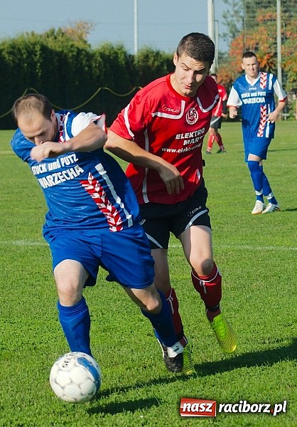 Zdjęcie w galerii na portalu naszraciborz.pl: Markowice-Grzegorzowice: Niewykorzystane sytuacje się mszczą wiadomości z regionu