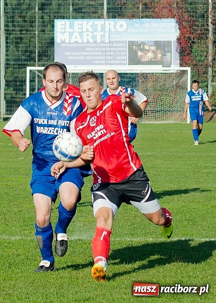 Zdjęcie w galerii na portalu naszraciborz.pl: Markowice-Grzegorzowice: Niewykorzystane sytuacje się mszczą wiadomości z regionu