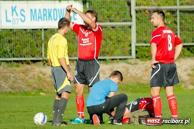 Zdjęcie w galerii na portalu naszraciborz.pl: Markowice-Grzegorzowice: Niewykorzystane sytuacje się mszczą wiadomości z regionu