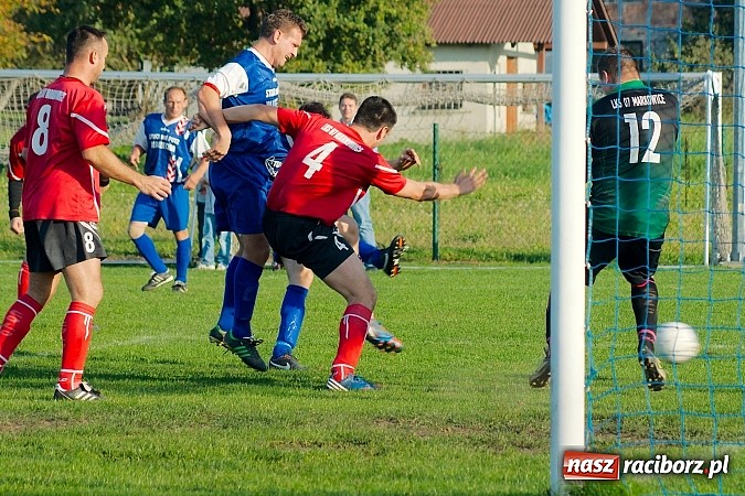 Zdjęcie w galerii na portalu naszraciborz.pl: Markowice-Grzegorzowice: Niewykorzystane sytuacje się mszczą wiadomości z regionu