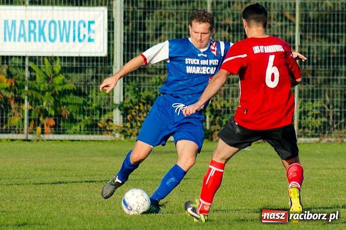 Zdjęcie w galerii na portalu naszraciborz.pl: Markowice-Grzegorzowice: Niewykorzystane sytuacje się mszczą wiadomości z regionu