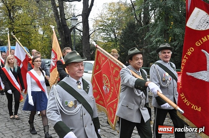 Zdjęcie w galerii na portalu naszraciborz.pl: Polskie sokoły zjechały na raciborski zamek wiadomości z regionu