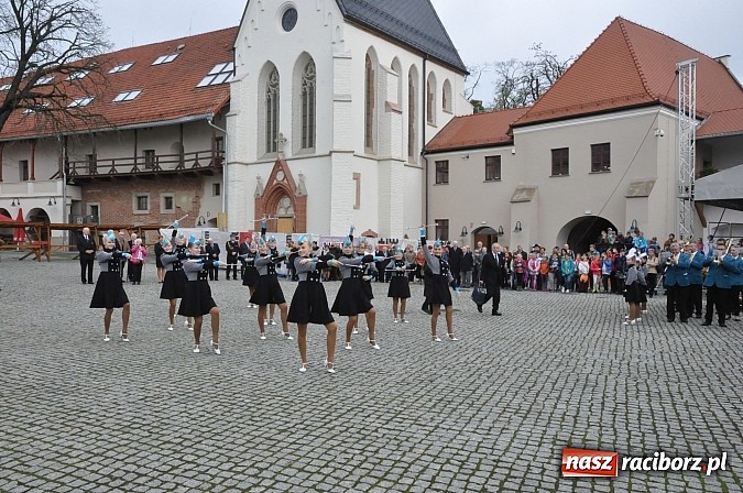 Zdjęcie w galerii na portalu naszraciborz.pl: Polskie sokoły zjechały na raciborski zamek wiadomości z regionu