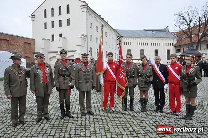 Zdjęcie w galerii na portalu naszraciborz.pl: Polskie sokoły zjechały na raciborski zamek wiadomości z regionu