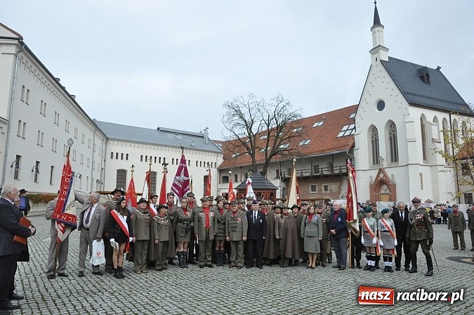Zdjęcie w galerii na portalu naszraciborz.pl: Polskie sokoły zjechały na raciborski zamek wiadomości z regionu
