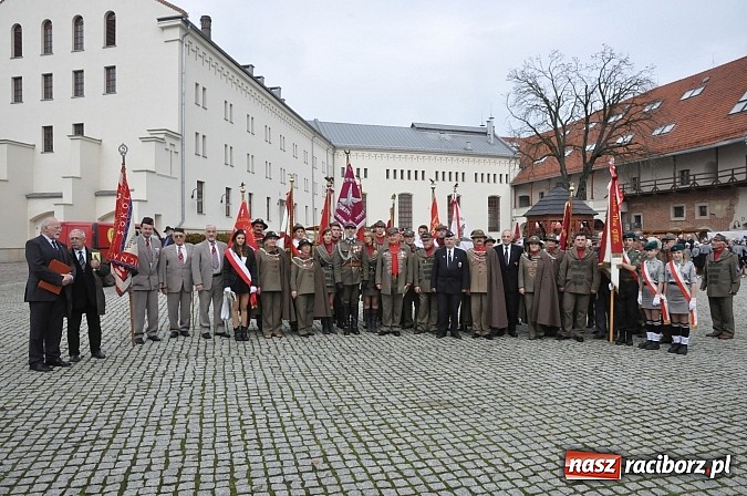 Zdjęcie w galerii na portalu naszraciborz.pl: Polskie sokoły zjechały na raciborski zamek wiadomości z regionu