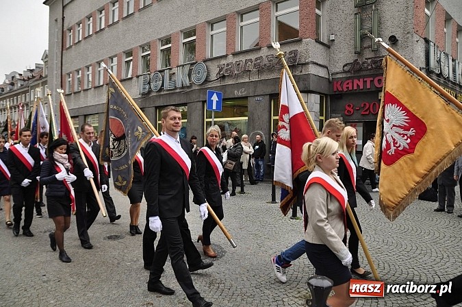 Zdjęcie w galerii na portalu naszraciborz.pl: Polskie sokoły zjechały na raciborski zamek wiadomości z regionu