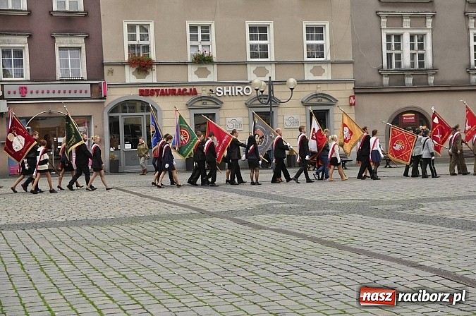 Zdjęcie w galerii na portalu naszraciborz.pl: Polskie sokoły zjechały na raciborski zamek wiadomości z regionu