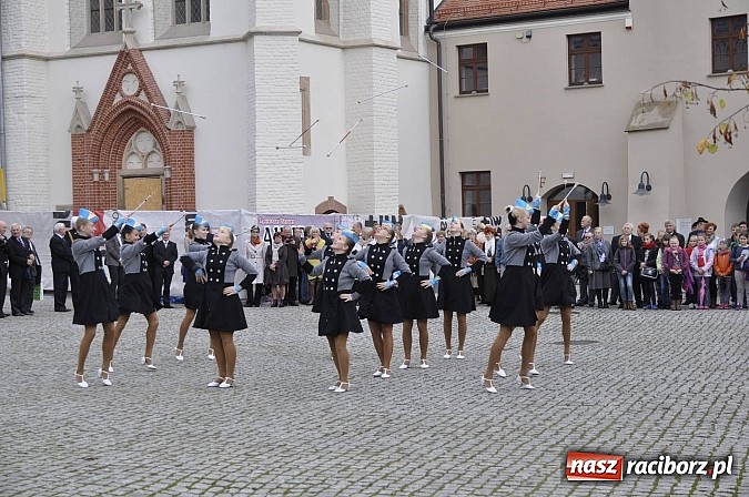 Zdjęcie w galerii na portalu naszraciborz.pl: Polskie sokoły zjechały na raciborski zamek wiadomości z regionu
