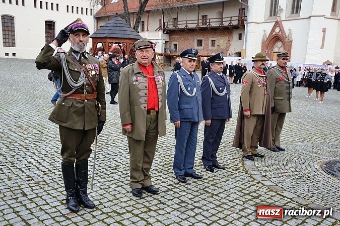 Zdjęcie w galerii na portalu naszraciborz.pl: Polskie sokoły zjechały na raciborski zamek wiadomości z regionu