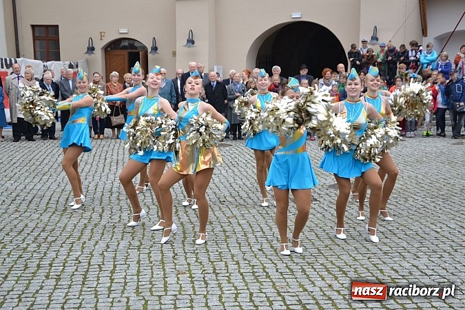 Zdjęcie w galerii na portalu naszraciborz.pl: Polskie sokoły zjechały na raciborski zamek wiadomości z regionu