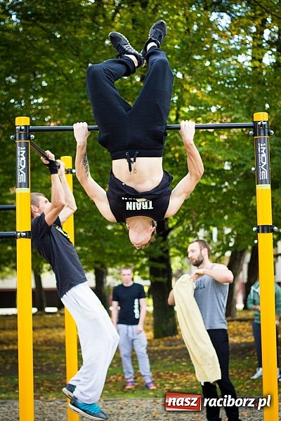Zdjęcie w galerii na portalu naszraciborz.pl: Otwarcie parku do Street Workout wiadomości z regionu