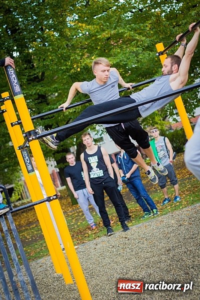 Zdjęcie w galerii na portalu naszraciborz.pl: Otwarcie parku do Street Workout wiadomości z regionu
