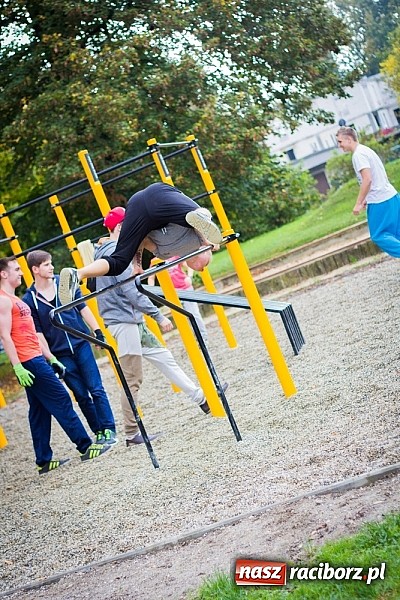 Zdjęcie w galerii na portalu naszraciborz.pl: Otwarcie parku do Street Workout wiadomości z regionu