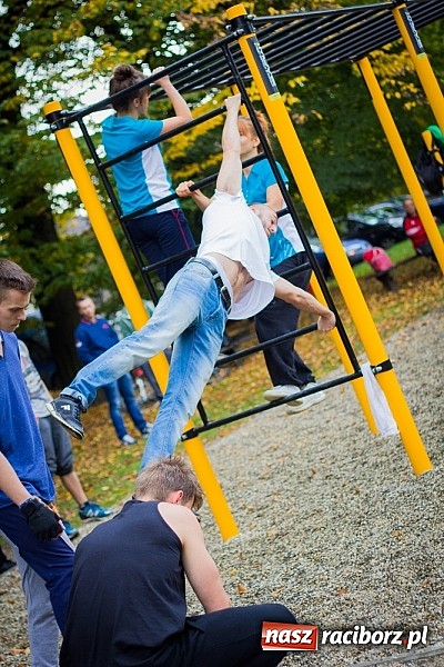 Zdjęcie w galerii na portalu naszraciborz.pl: Otwarcie parku do Street Workout wiadomości z regionu