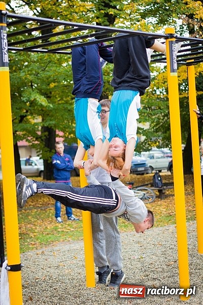 Zdjęcie w galerii na portalu naszraciborz.pl: Otwarcie parku do Street Workout wiadomości z regionu